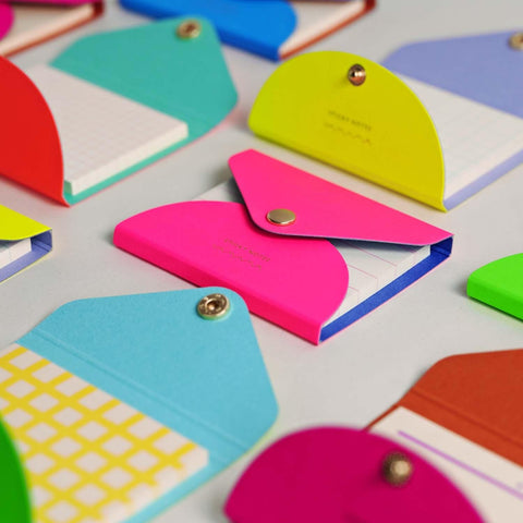 Sticky Notes mit Umschlag neongelb / Yamama Tokyo