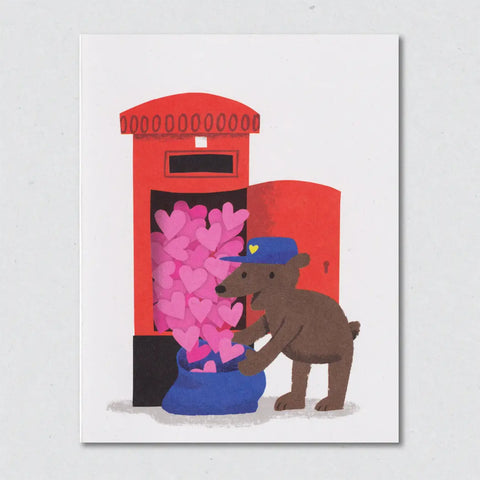 Karte „Postbear“ / Lisa Jones Studio