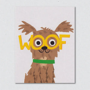 Karte „WOOF“ / Lisa Jones Studio