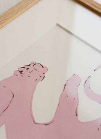 Giclée-Druck "Protector"  30 x 40 cm / The Poster Club