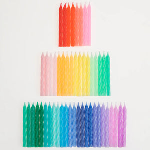 Regenbogen-Mini-Kerzen / Meri Meri