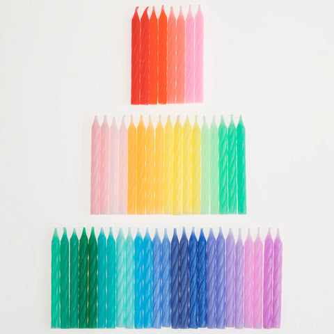 Regenbogen-Mini-Kerzen / Meri Meri