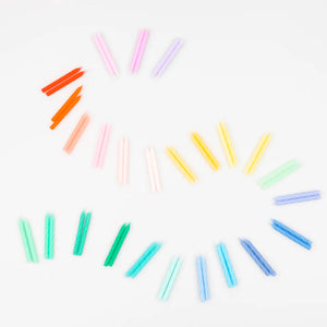 Regenbogen-Mini-Kerzen / Meri Meri