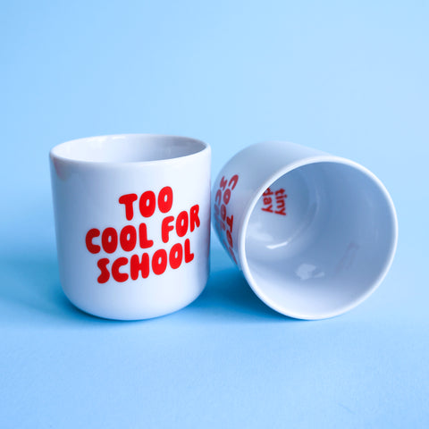 Becher „Too Cool for School“  / tinyday