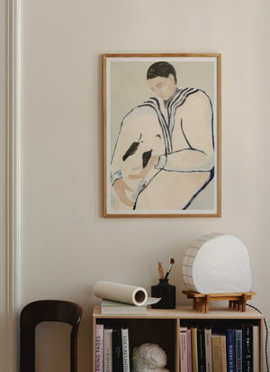 Poster "Man and Dog" 50 x 70 cm/ TPC x Sofia Lind
