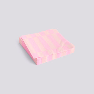 Serviette "Lunch Pattern Napkin" light pink and rose / HAY