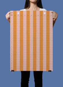 2026 Wandkalender Streifen  50x70 cm / Erik Olovsson