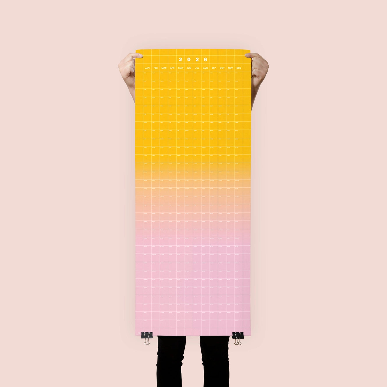 2026 Wandkalender Gradient  40x100 cm / Erik Olovsson