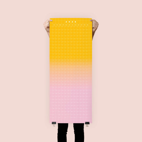 2026 Wandkalender Gradient  40x100 cm / Erik Olovsson