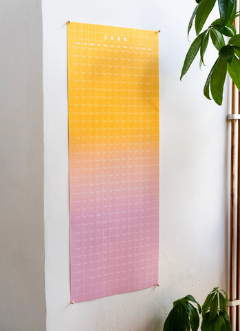 2026 Wandkalender Gradient  40x100 cm / Erik Olovsson