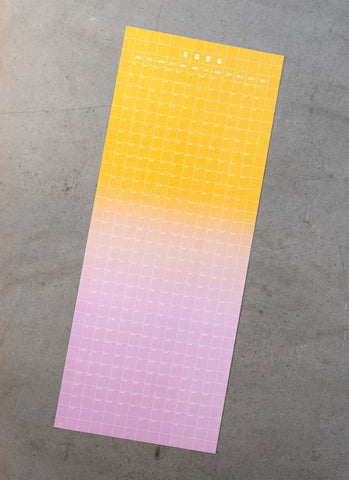 2026 Wandkalender Gradient  40x100 cm / Erik Olovsson