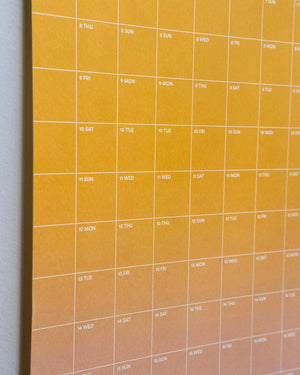 2026 Wandkalender Gradient  40x100 cm / Erik Olovsson