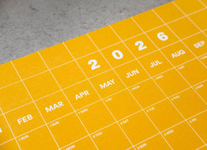 2026 Wandkalender Gradient  40x100 cm / Erik Olovsson