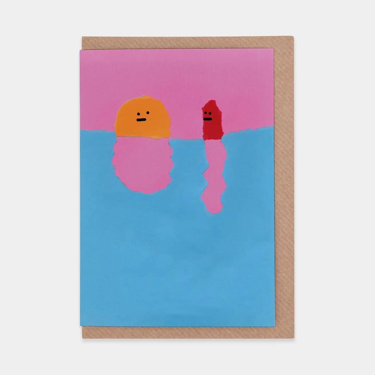 Grußkarte „Hotdog and Sun at Sunset“ / Evermade
