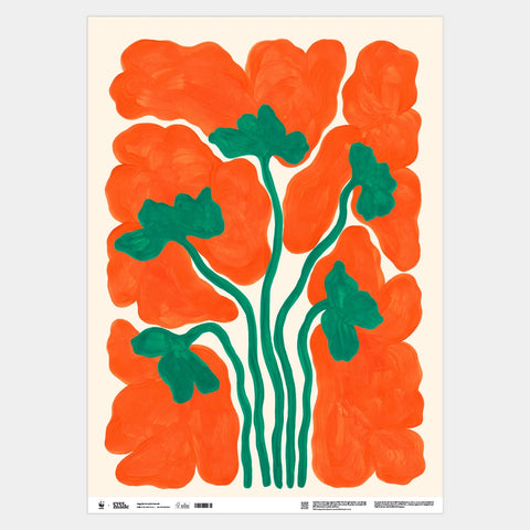 Geschenkpapier "Poppy" / Evermade