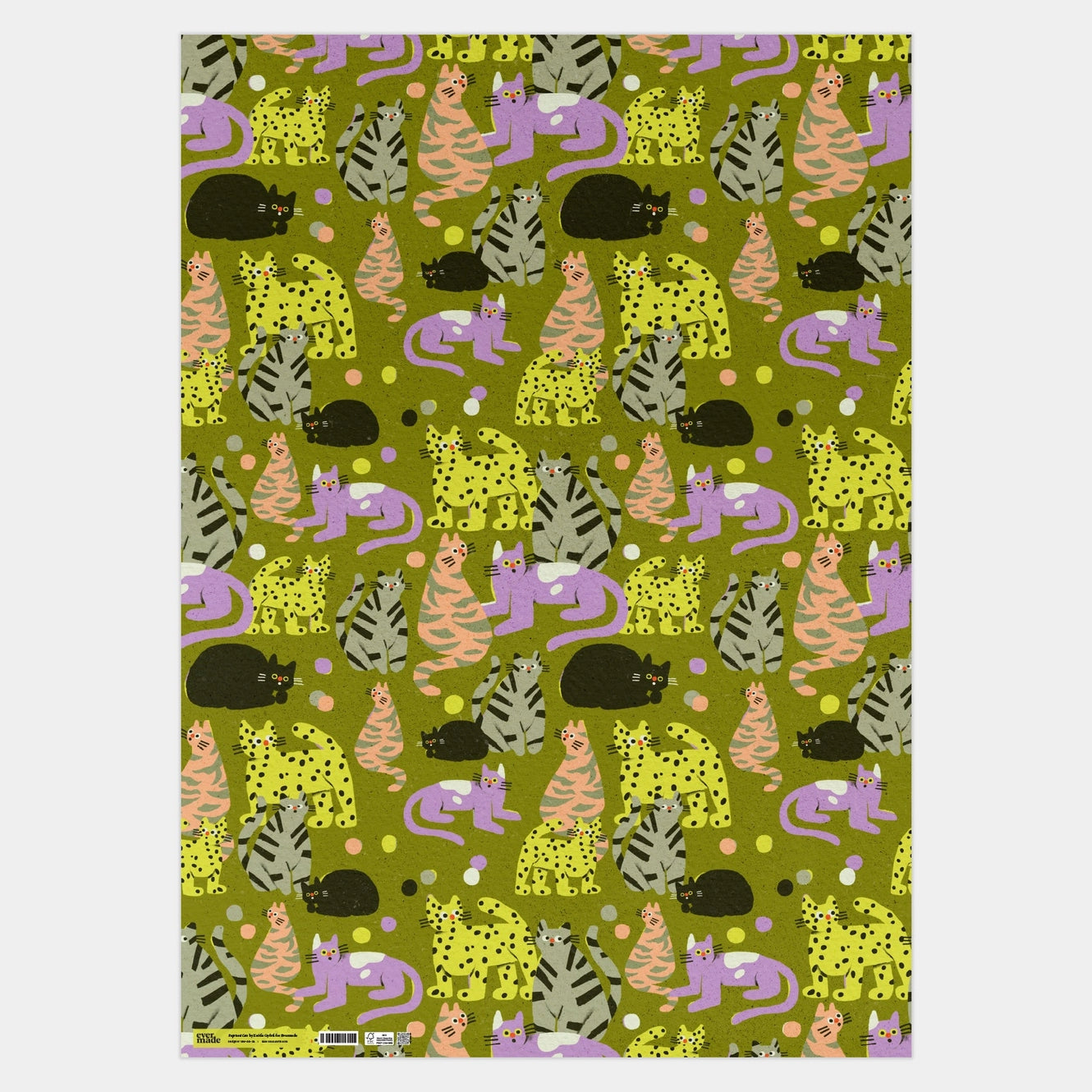 Geschenkpapier "Suprised Cats" / Evermade