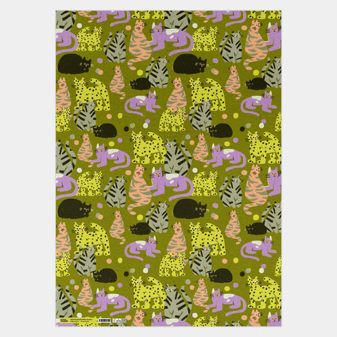 Geschenkpapier "Suprised Cats" / Evermade