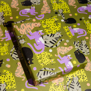 Geschenkpapier "Suprised Cats" / Evermade