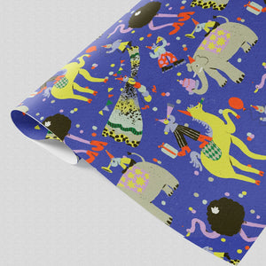 Geschenkpapier "Puppy Party" / Evermade
