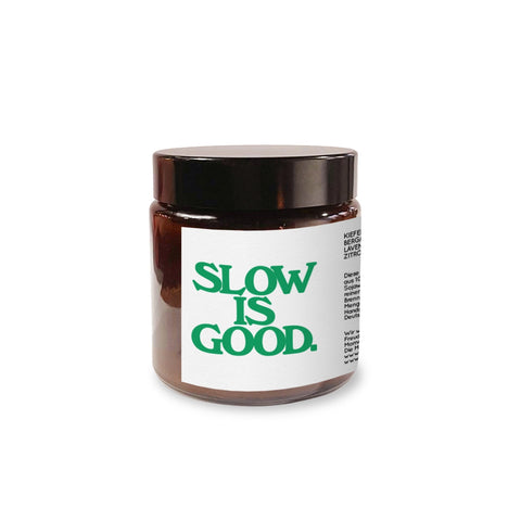 Duftkerze “Slow is Good“ / Navucko