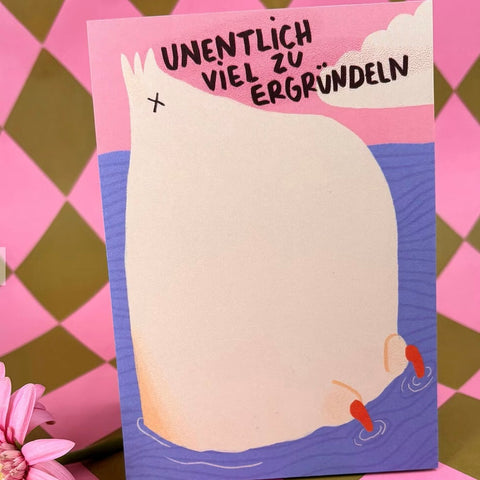 Großer Block "Unentlich viel zu ergründeln" / Slinga