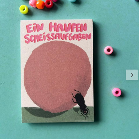 Kleiner Block „Ein Haufen Scheissaufgaben“ / Slinga