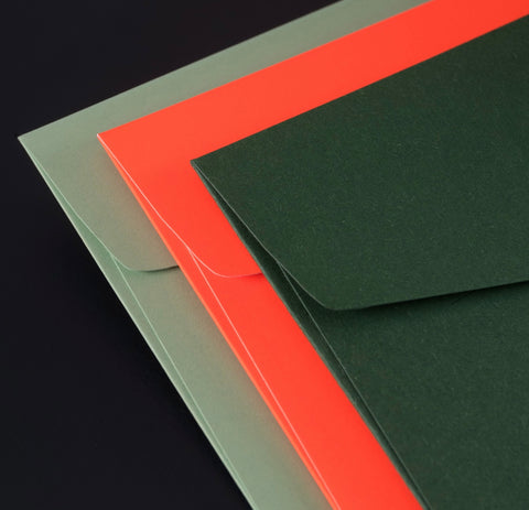 3er Set Karte + Umschlag  "Kirschen" / Le Typographe