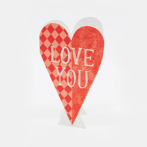 Grußkarte "love you" / Hadley