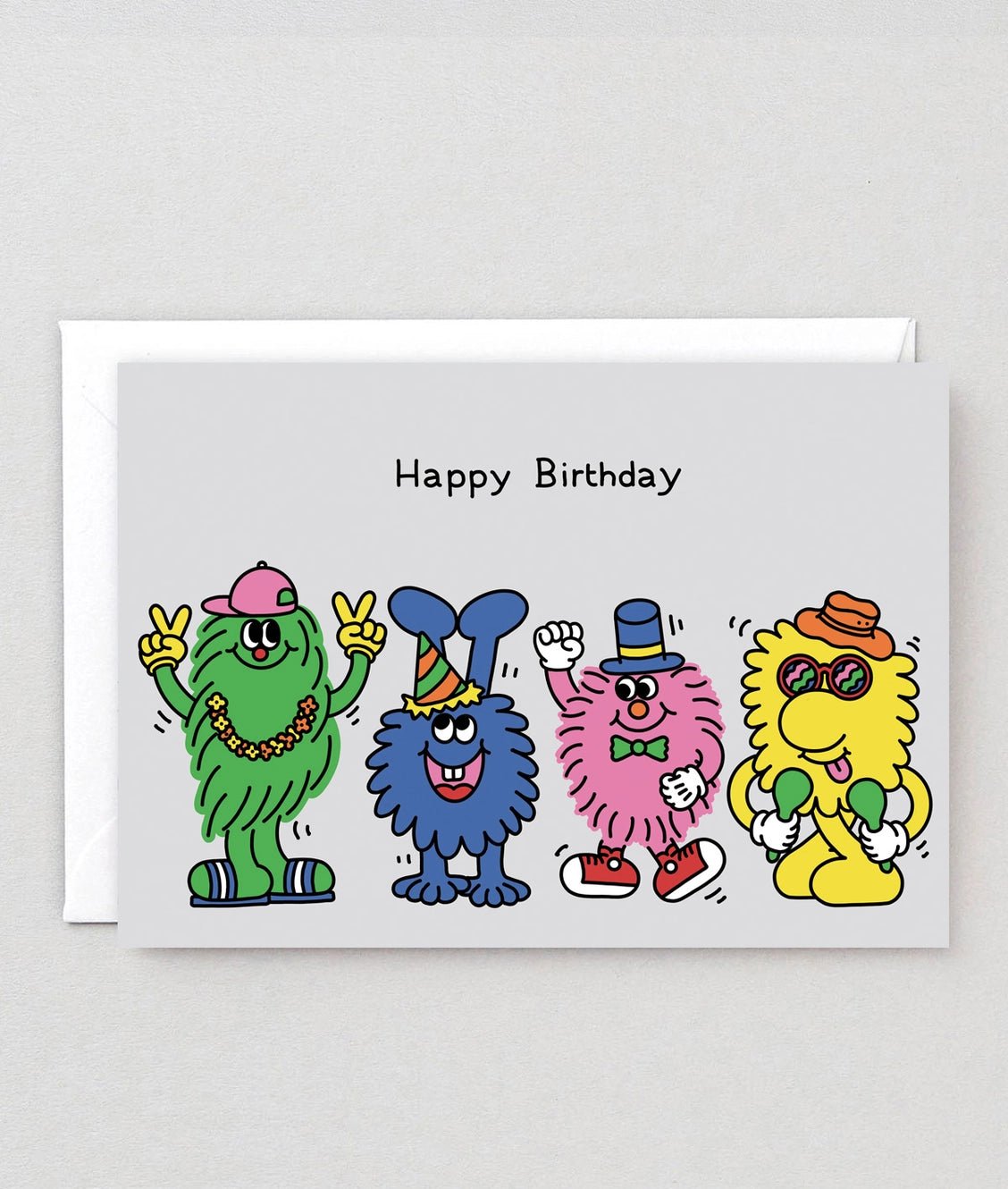 Glückwunschkarte "Happy Birthday Gang" / Wrap