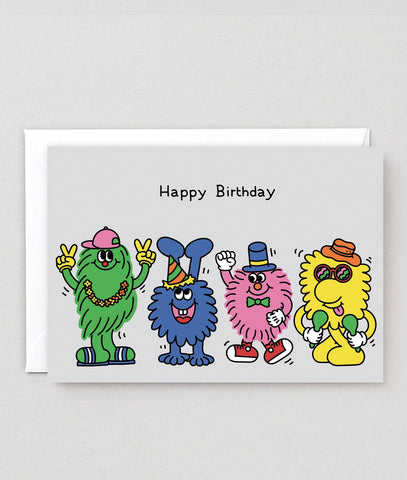 Glückwunschkarte "Happy Birthday Gang" / Wrap
