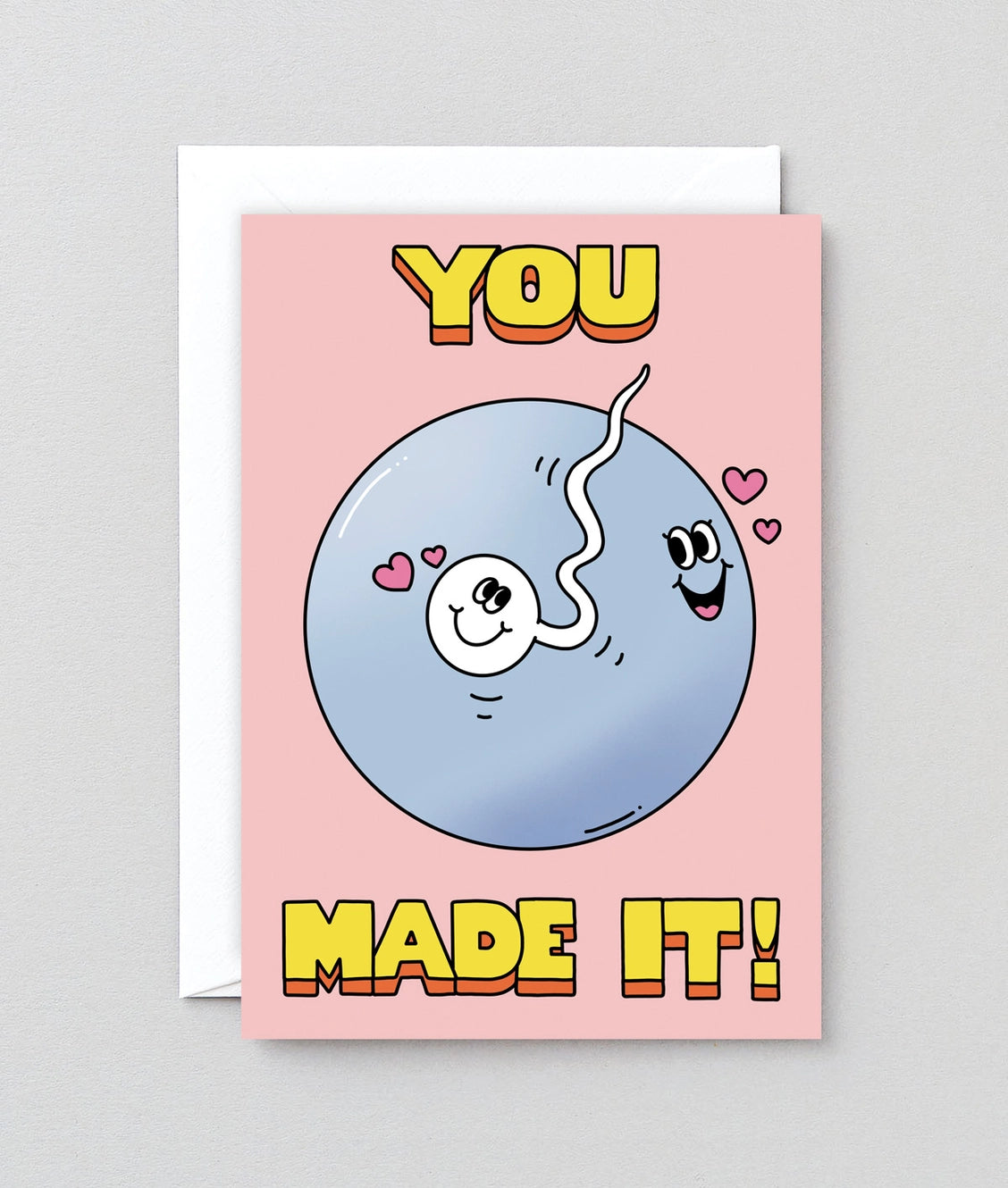 Geburtskarte "You Made It!" / Wrap