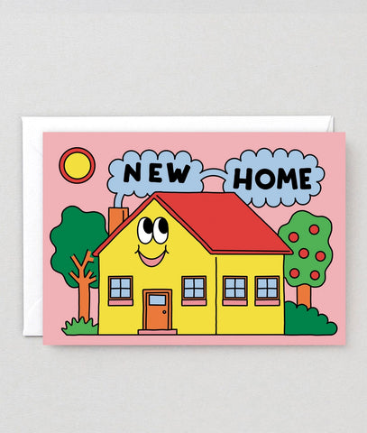 Glückwunschkarte "New Home Happy House" / Wrap