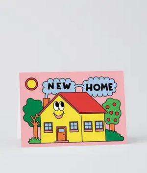 Glückwunschkarte "New Home Happy House" / Wrap
