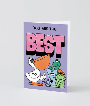Glückwunschkarte "You Are the Best" / Wrap