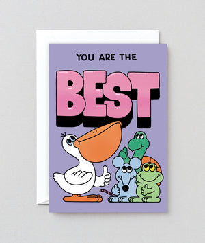 Glückwunschkarte "You Are the Best" / Wrap