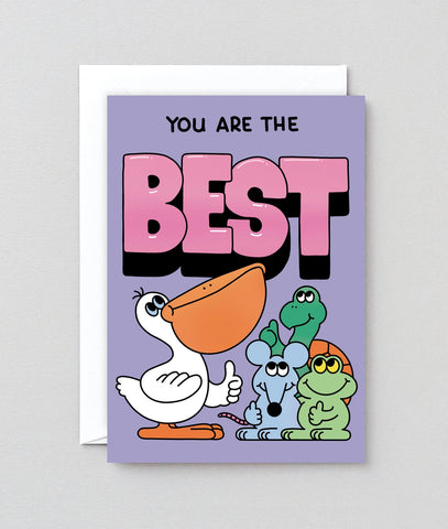 Glückwunschkarte "You Are the Best" / Wrap