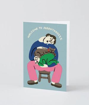 Geburtskarte "Welcome to ParenthooZZZ" / Wrap