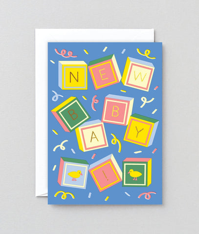 Geburtskarte "New Baby" / Wrap