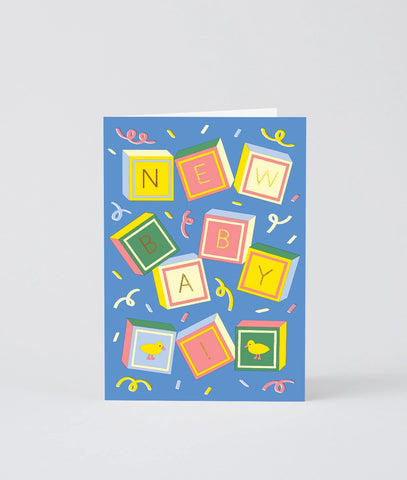 Geburtskarte "New Baby" / Wrap