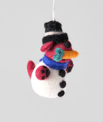 Filzanhänger „Schneejunge Hund“ / Wrap