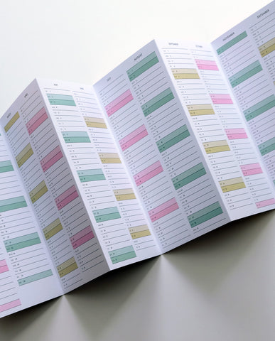 Jahresplaner 2026 „Mosaic" / Haferkorn & Sauerbrey