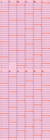 2026 Wandkalender "Rosarot" A1 / Human Empire Jan Kruse