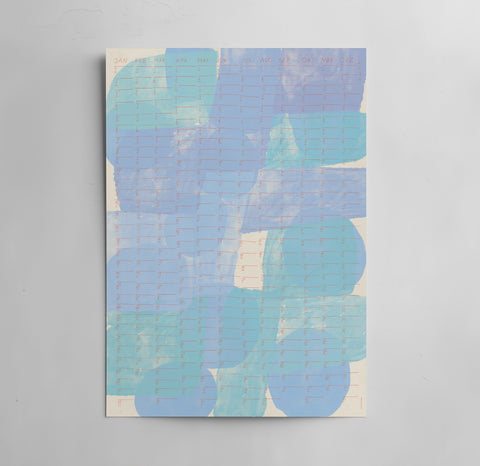 2026 Wandkalender "Watercolour" Din A2 / Human Empire Jan Kruse