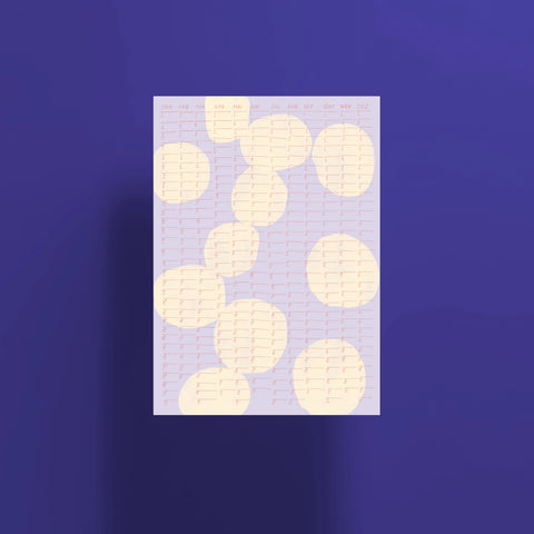 2026 Wandkalender „Dots" Din A2 / Human Empire Jan Kruse