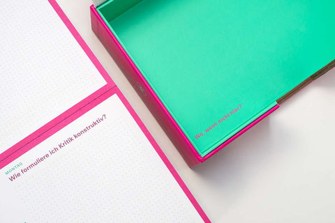 Journaling-Kalender "365 neue Seiten von dir" 2026 / Verlag Hermann Schmidt