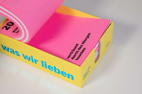 Notizkalender "Was wir lieben: in 365 Tagen" 2026 / Verlag Hermann Schmidt