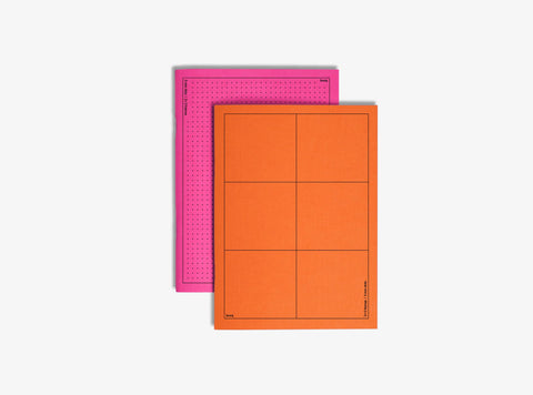 Notizbuch “booq“ orange-pink / Julie Joliat