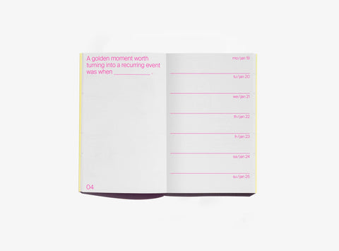 Jahresplaner 2026 Chlorophyll  / Julie Joliat