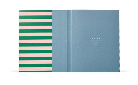 Notizbuch "Uma" Medium Green & Rose / Notem