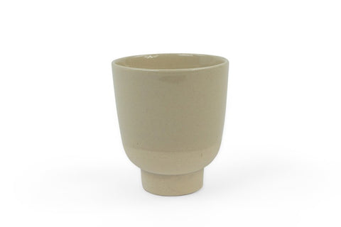 Steinguttasse "Rutunda" M sand dotted 260ml / Kinta